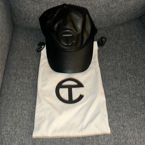 Telfar Faux Leather Baseball Hat